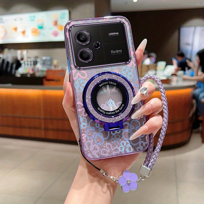 TEMU para Teléfono - Redmi Note 13 Pro+ con un Elegante Diseño Floral, que un Agarre y Resistencia a