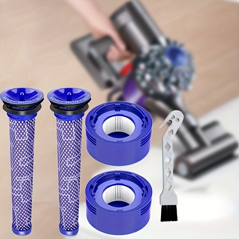 E-shop 5-teiliges Staubsaugerfilter-Ersatzset, kompatibel mit Dyson V7, V8 Animal, V8 und SV10 Staubsaugern, Ersatzteile #965661-01 und 967478-01 [2