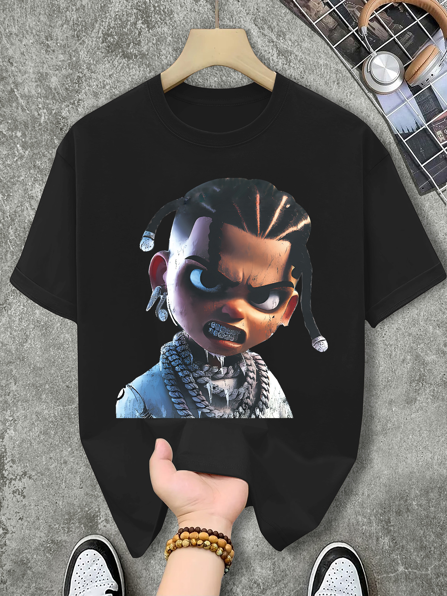 トップス FUZZYKON y2k reversible gimmick t-shirts トップス FUZZYKON y2k reversible gimmick t-shirts FUZZYKON