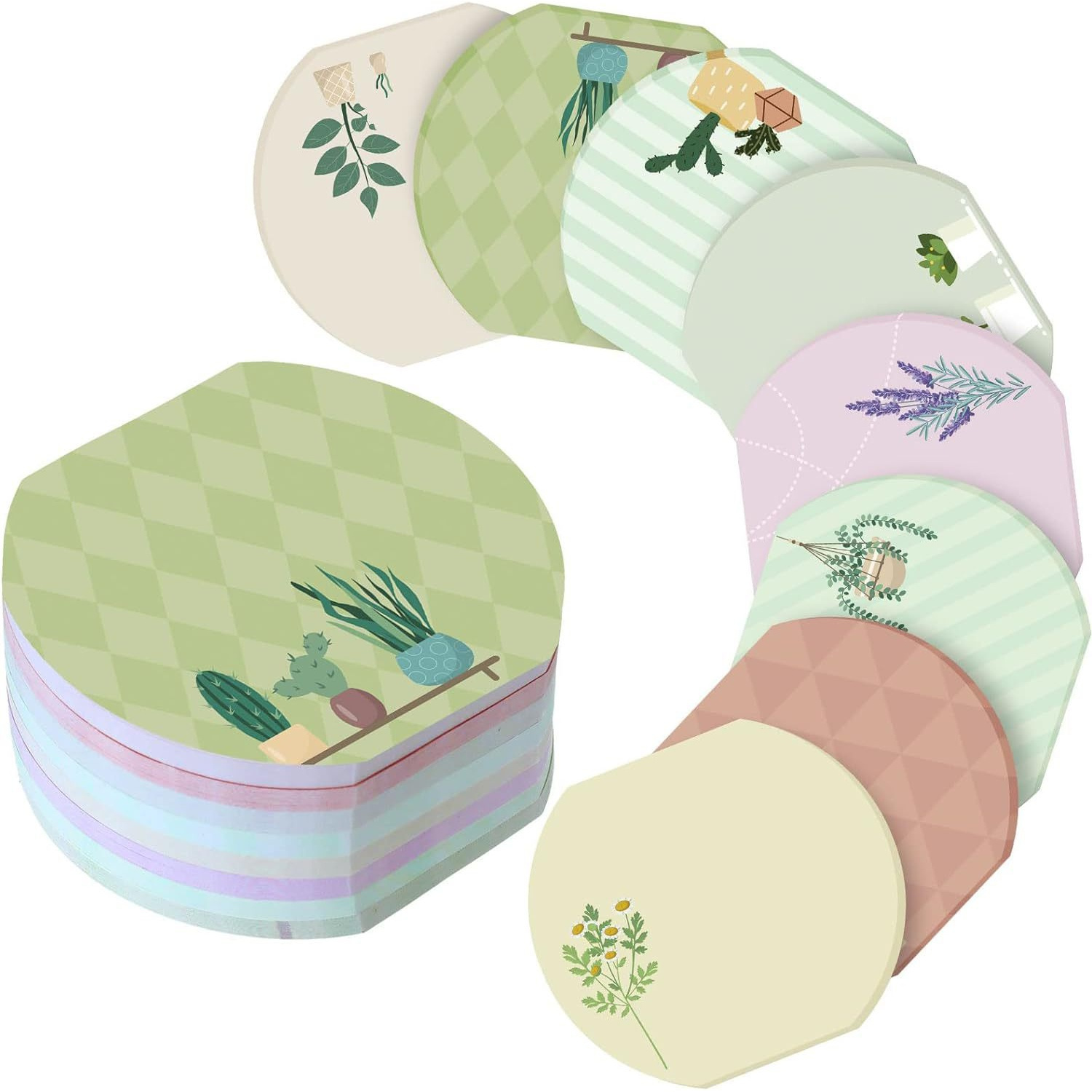 

-border Fish Plant Special-shaped Sticky Notes Notepad Self-adhesive Notebook Notepad Note Sticker For Office