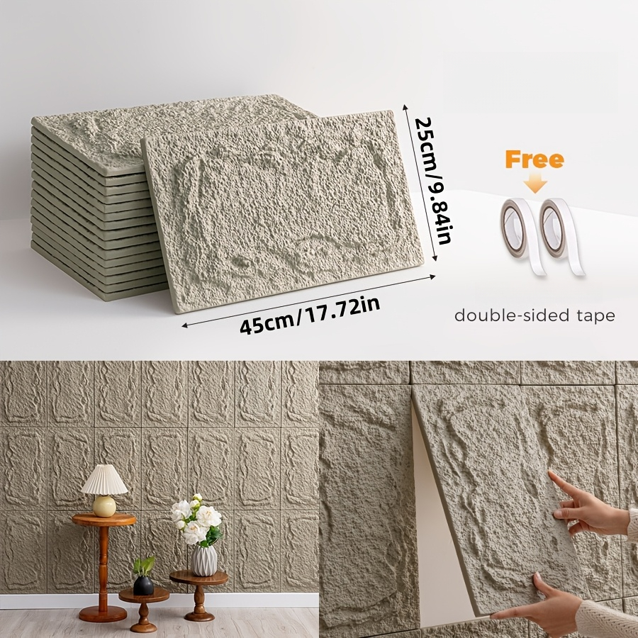 item picture 5     stone wall panels 11mm thick 9 84 17 72 inches self   and   for guesthouses hotels   rooms accent wall decor panels tv feature walls bedrooms