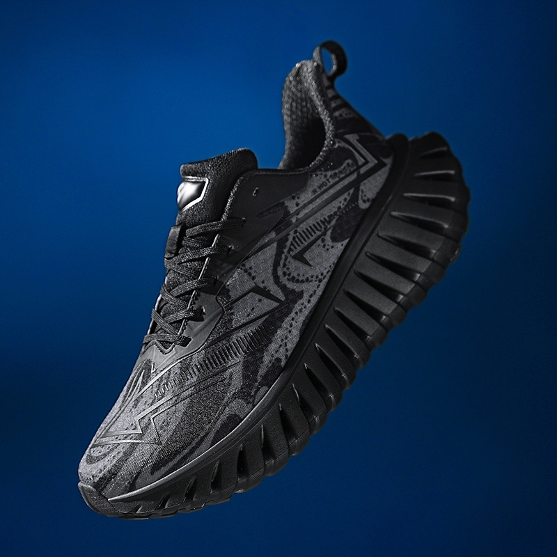Men'S Lightweight Breathable Running Shoes - Cushioned Athletic Sneakers with Non-Slip MD/TPR Outsole, All-Season Training Shoes for Gym, Hiking, Jogging - Grey/Green Accents - Lace-Up Closure for Secure Fit - Ideal for Beginners & Advanced Runners, Outdoor Activities, Sporty Design, Durable Construction, Performance Footwear, Active Lifestyle