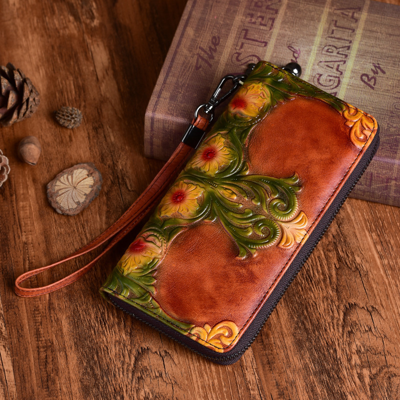 Pochette Sac à Main Femme En Cuir Vintage – Couleur Fuchsia – Bandoulière