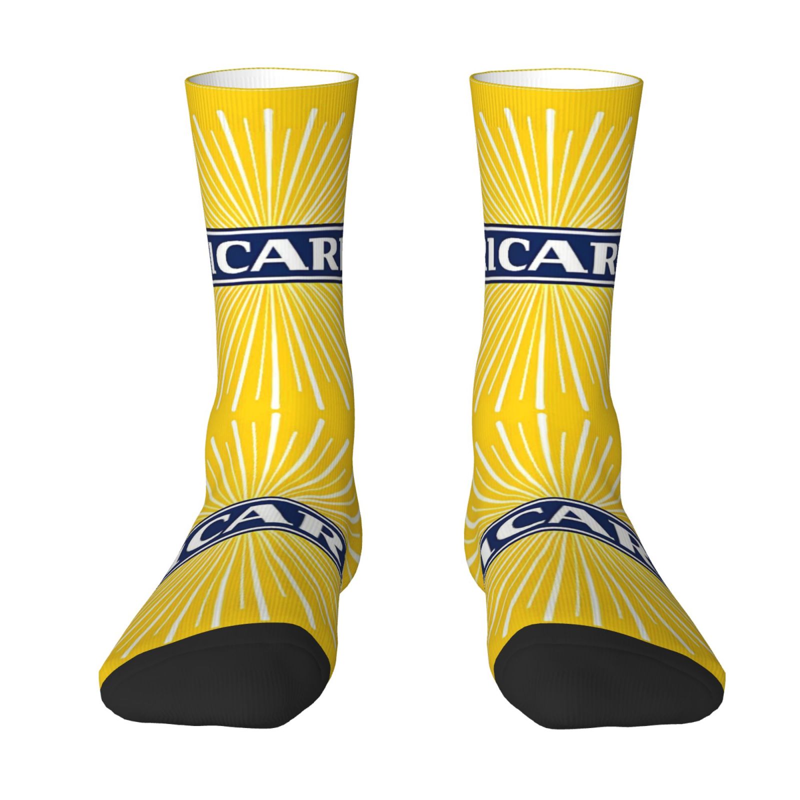 TEMU Motif d'étiquette d'habillage pour boisson de loisirs, artisanat d'impression numérique, lavable en machine, cadeau de chaussettes originales