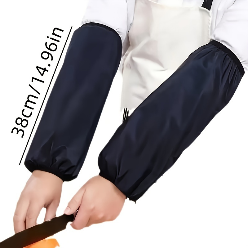 TEMU Two-piece Set Of Waterproof Sleeves For , Oil-proof , Stain-resistant Sleeves, Student Sleeves, Suitable For Kitchen And Outdoor Activities