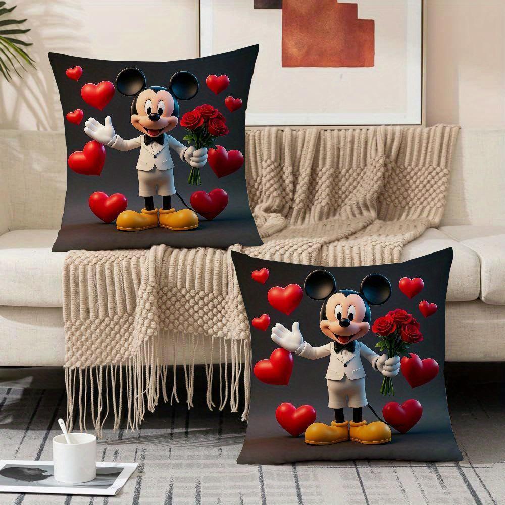 2 pack     double sided throw pillow covers decorative cushion cases for sofa living room and outdoor use details 1