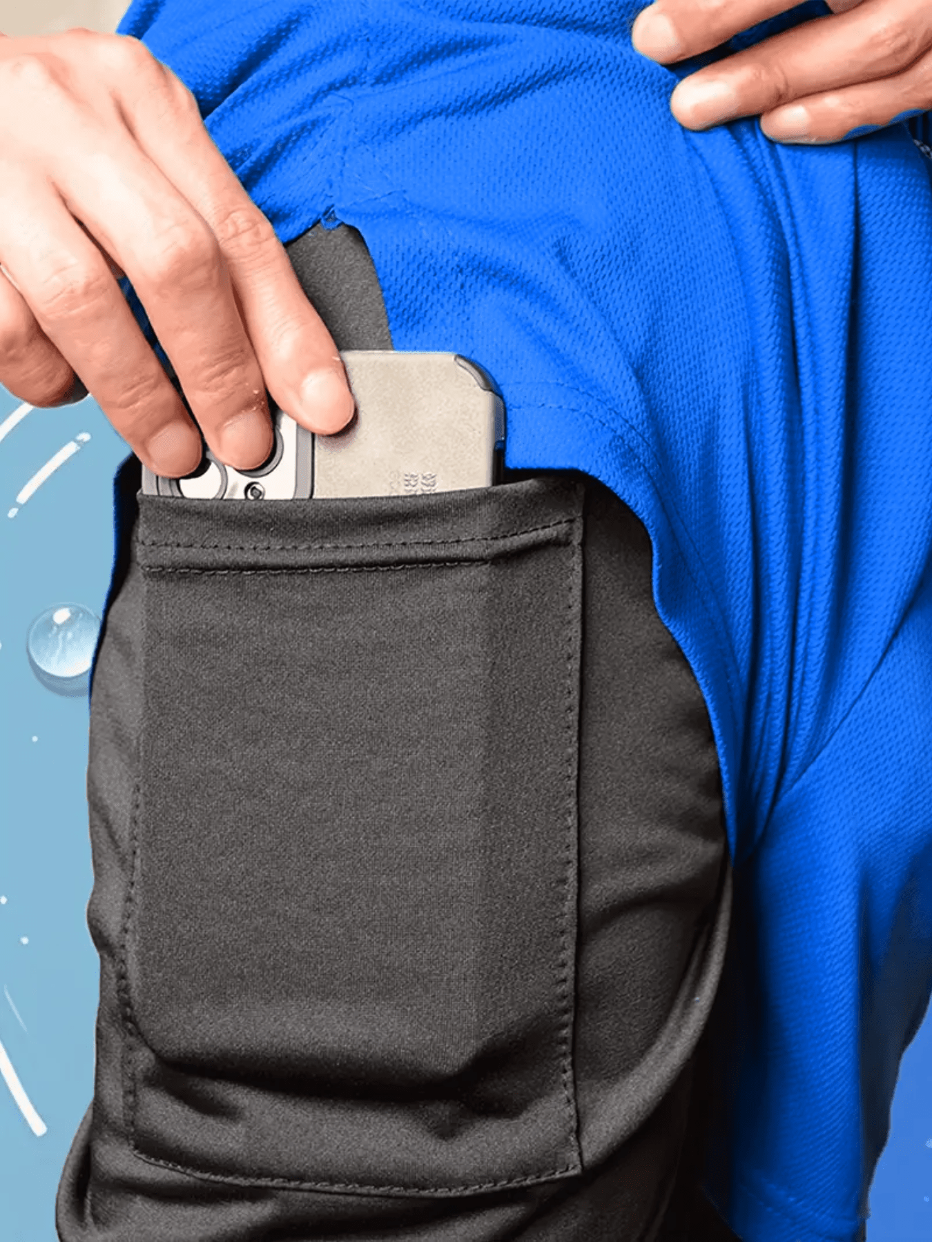 Men'S Summer Gym Shorts with Quick-Dry Double Layers Feature Breathable Construction for Rapid Heat Dissipation, Moisture-Wicking for a Refreshing Feel, Stretchy Fabric for Unrestricted Movement, Stylish Prints That Are Both Attractive And Durable
