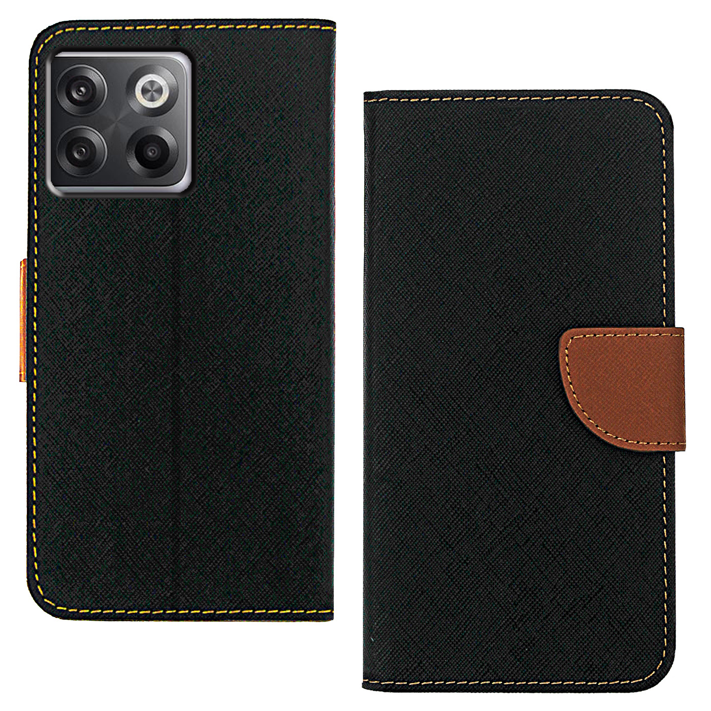TEMU Phone Case: Shiyena Phone Wallet Case For Oneplus 8t 9 9r 10 10r 11 Pro Black Pu Leather Case [magnet] [bracket Function] [card Slot] Classic