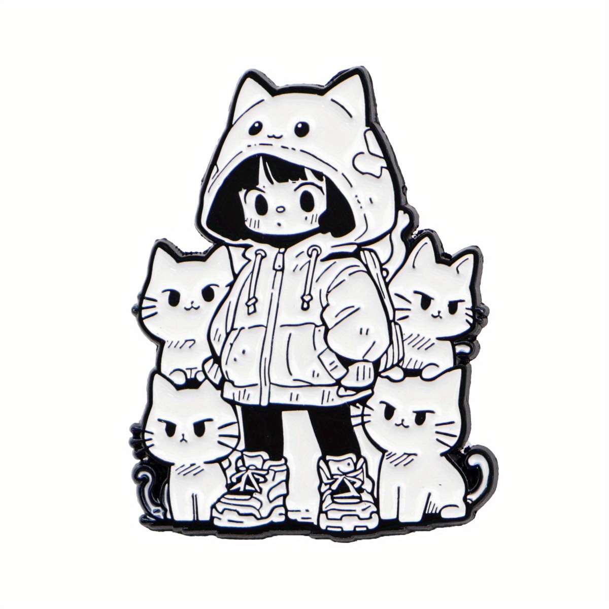 TEMU 1pc Of Stylish Enamel Pins And Brooches For Decorating Backpacks And Bags, Perfect As A Gift For