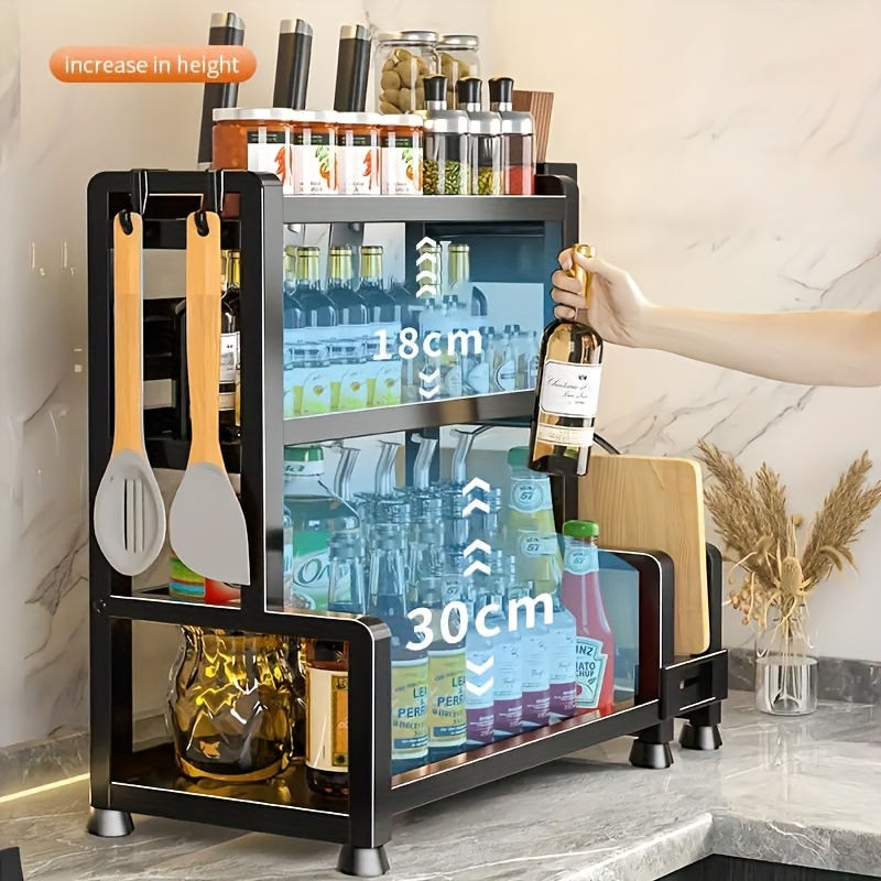 A Versatile Kitchen Storage Solution Featuring a 2-3 Tier Rack for Spices, Candies, And Seasonings, Designed to Optimize Space in Your for Home And Kitchen. This Sturdy Steel Construction Is Perfect for Countertop Use And Compact Stove Organization 8 A Versatile Kitchen Storage Solution Featuring a 2-3 Tier Rack for Spices, Candies, And Seasonings, Designed to Optimize Space in Your for Home And Kitchen. This Sturdy Steel Construction Is Perfect for Countertop Use And Compact Stove Organization