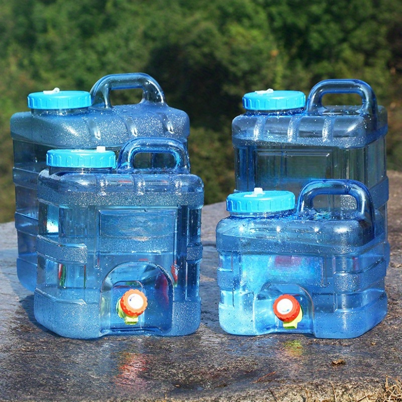 Sbomi Tanica per Acqua Pieghevole 8L,Serbatoio dell'Acqua con Rubinetto, Riutilizzabili Taniche Contenitori Pieghevoli per Acqua, Sacco d'Acqua per Campeggio Picnic Viaggi Escursioni (Verde