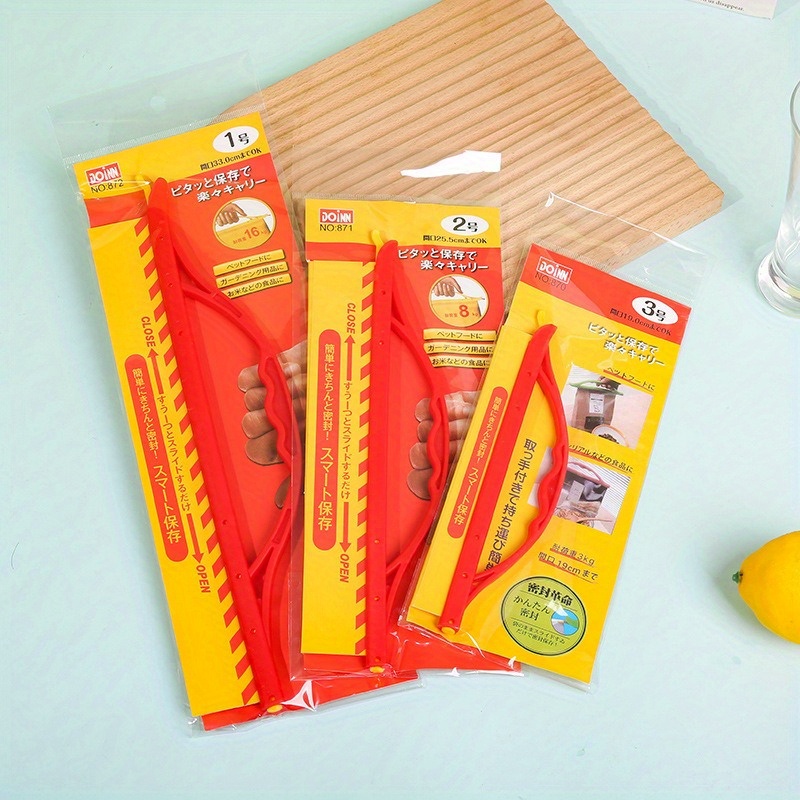 portable sealing clips for fries bread and snack bags designed for kitchen use to keep them fresh and moisture proof Product details 2