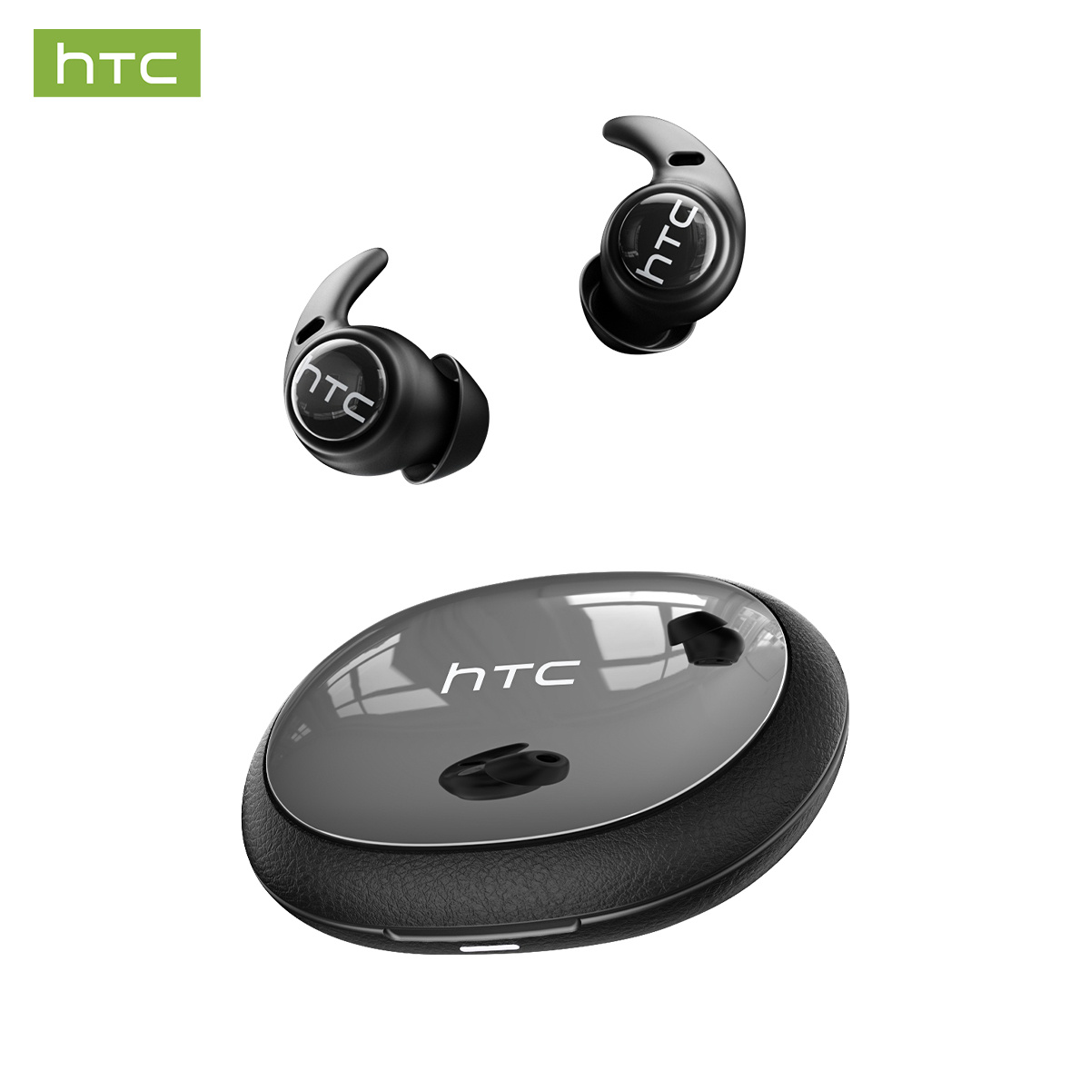 TEMU Htc Ne76 Wireless Earbuds With Smooth Shell, High-quality Material, Compact And Portable, Ows , 50-hour Long , Low Latency, With Noise-canceling