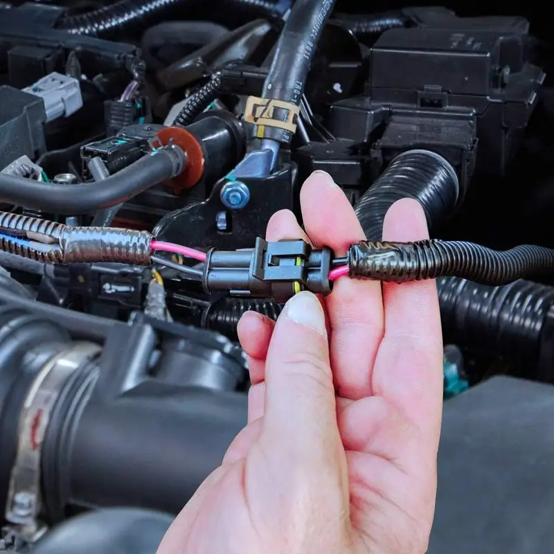 10 juegos de terminales eléctricos de 2 pines - conectores rápidos hembra resistentes a la corrosión para cableado de camiones, rv y náutico (20awg, instalación ) detalles 0