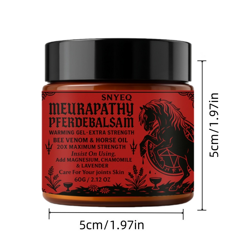 Super nerve and muscle joint Light Beige cream, deep moisturizing, contains lavender, eucalyptus, coconut basil and chamomile oils, non-greasy formula is easy to absorb. Suitable for feet, legs, hands and joints Light Beige
