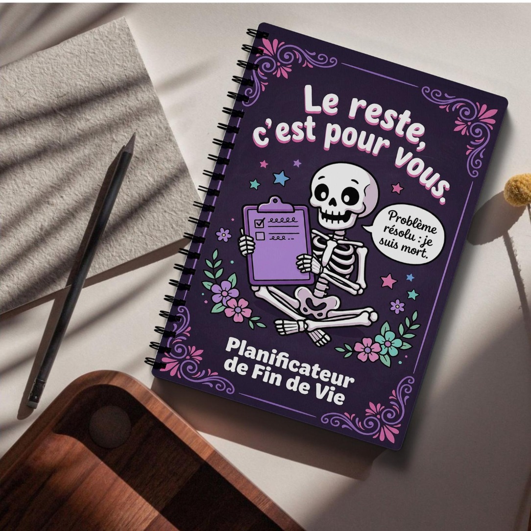 TEMU Carnet de papeterie, 120 pages, livre de planification de vie pour adultes en français amélioré, album de souhaits à vie, liste des contacts d',