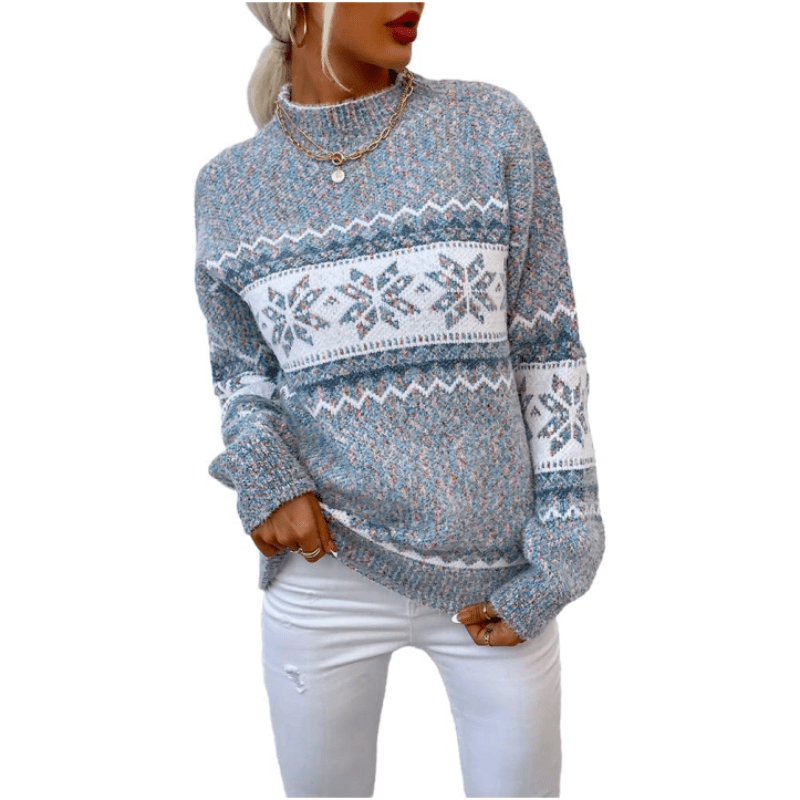 

Women’s Casual Leopard Print Knitted Pullover Sweaters Long Sleeve Crew Neck Jumper Tops