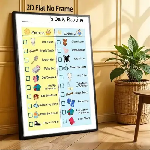 visual schedule sold on Temu United States