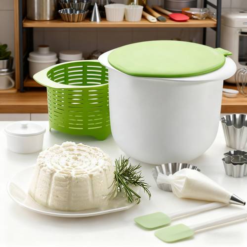 with mold set cheese tofu press maker with filter drain home cheese making supplies green cheese mold stamper