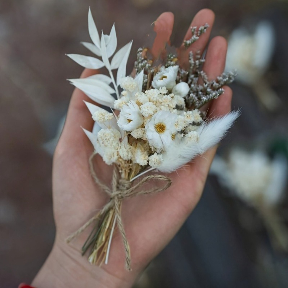 E-shop 3er-Set Gras-Blumenarrangements mit elegantem Blumenstrauß – pflegeleicht, geeignet für Geburtstage, Jahrestage, Hochzeiten & als