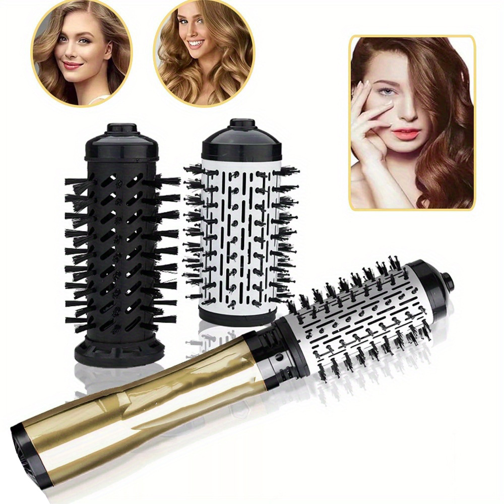 Set Of Hair Styling Comb Featuring 2 Replaceable Heads, 2-in-1 Design For Hairstyles, User-friendly