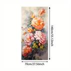 1pc frameless modern abstract canvas art print 27 56x55 12in elegant wall decor for living room and bedroom vibrant floral poster living room decor vibrant wall art textured background flower decorations