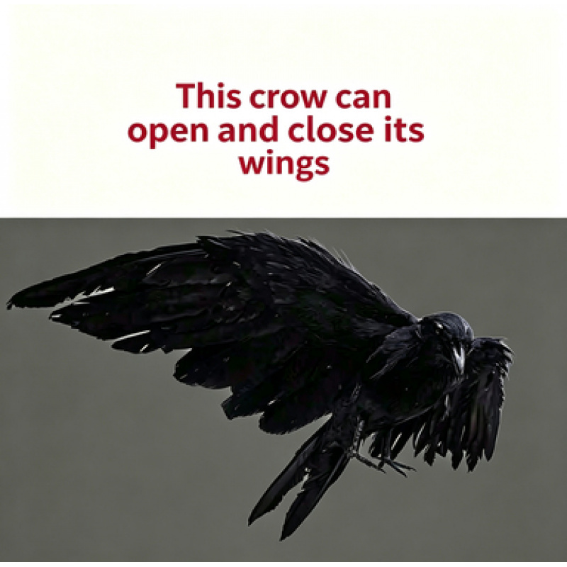TEMU Winged Costume With Detachable Wings, Simulated Feathers, Simulated Bird, Handmade Gift, Halloween, Party, Daily Decoration, Desktop Ornament,