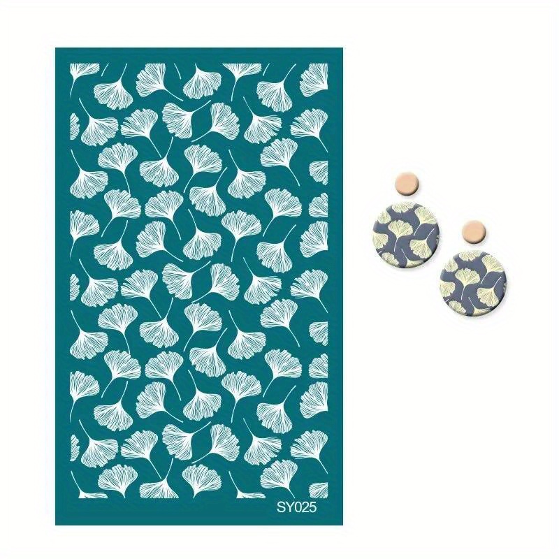 New Screen Stencils for Polymer Clay Reusable Print Kit