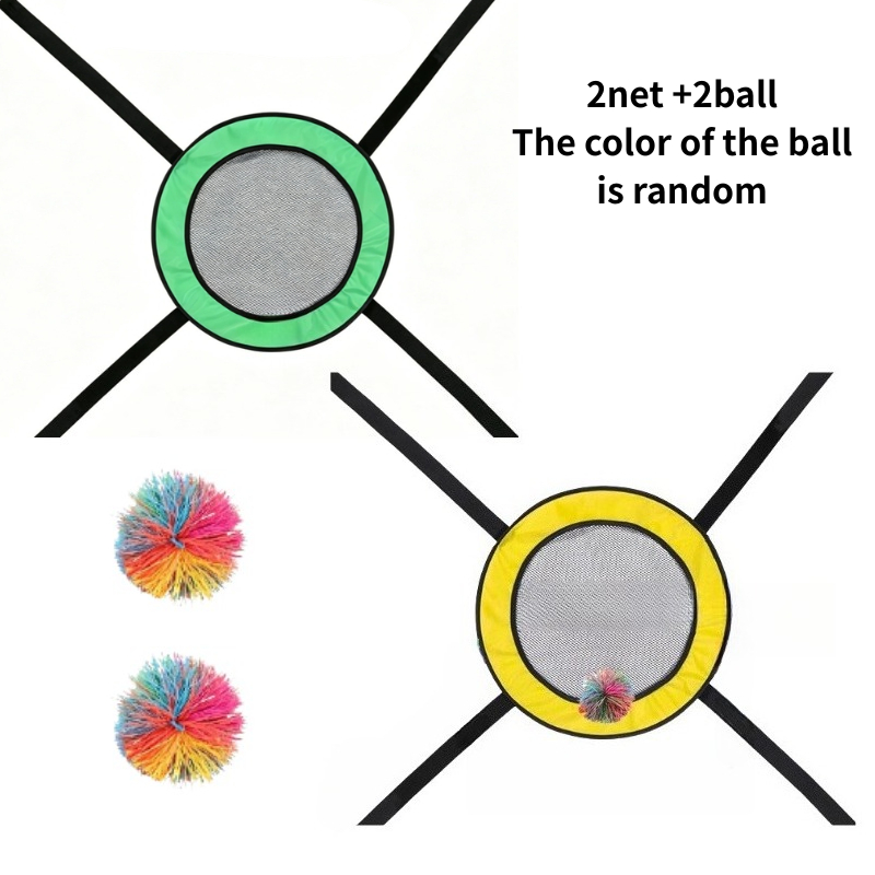 TEMU 4pcs Interactive Toss And Catch Game, Outdoor And Sports For Family Game, Suitable For Family Entertainment And Indoor/outdoor Use, Random Color