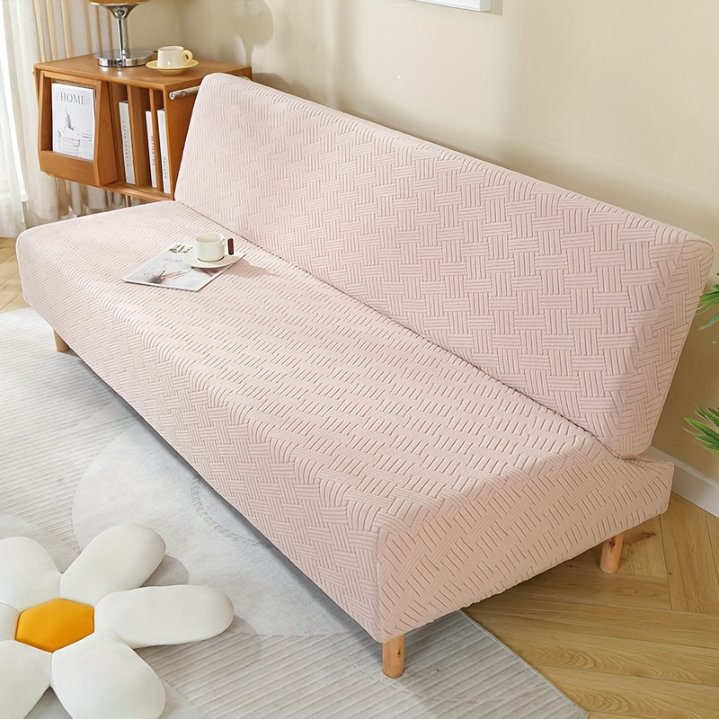Housse De Canapé Extensible 3 Places MAXIJIN - Sans Accoudoirs - Café Foncé (Neuf)