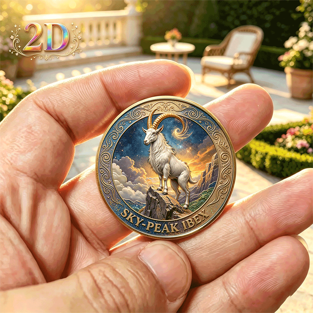 Celestial Northern Capricorn Double-Sided Commemorative Coin