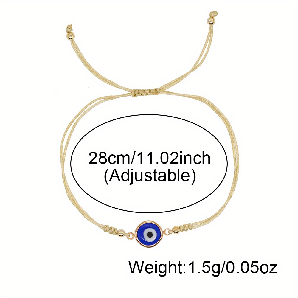 Bohemian Glass Eyes Bracelet - Adjustable Fit