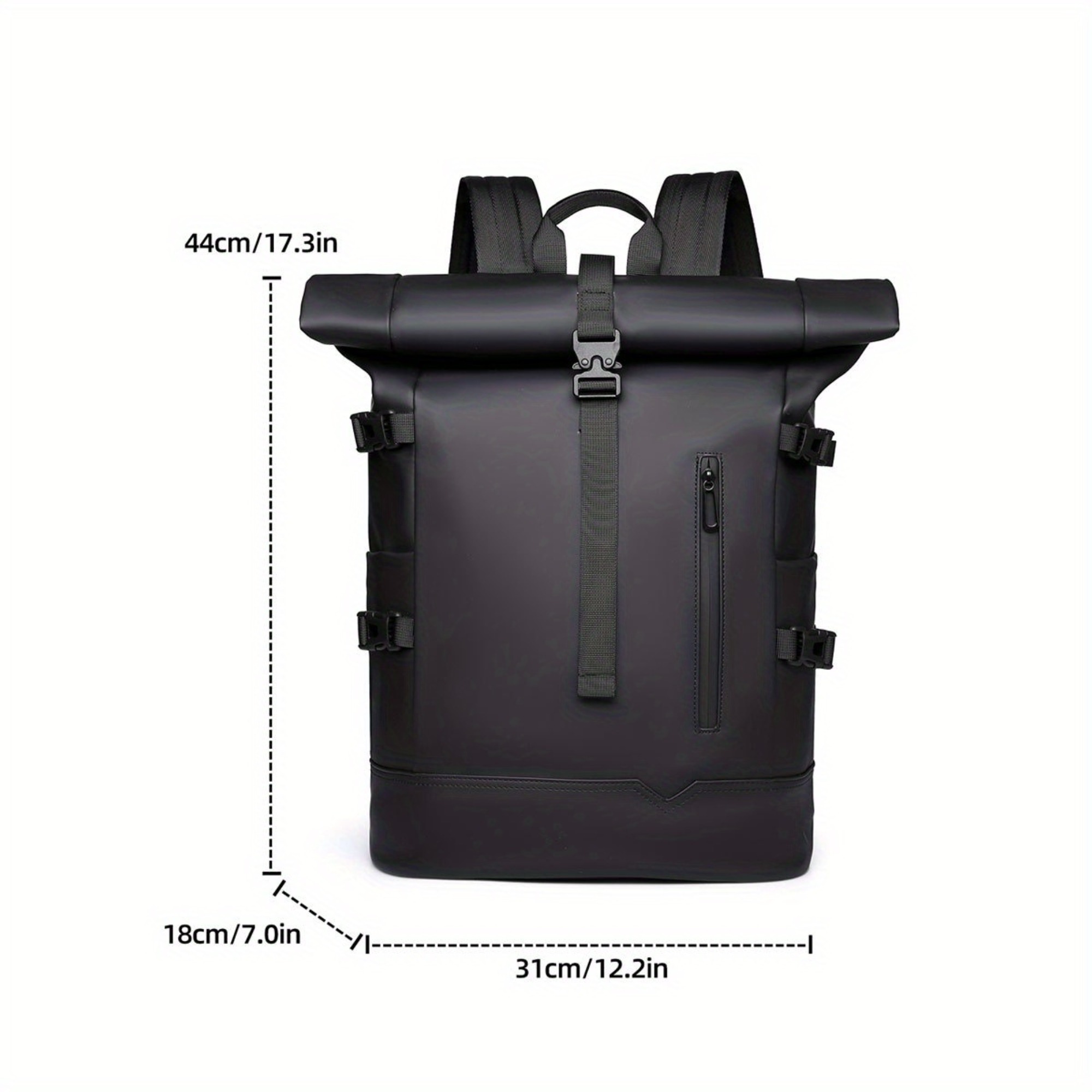 The Backpack Features a Minimalist And Sophisticated Gray Tone, Functional Design, a Large-Capacity Main Compartment with Multiple Practical Pockets for Easy Storage of Laptops, Daily Necessities, Etc. Made of And Wear-Resistant Fabric