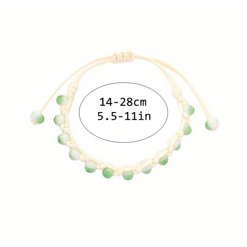 Boho Ceramic Bead Adjustable Bracelet for Women