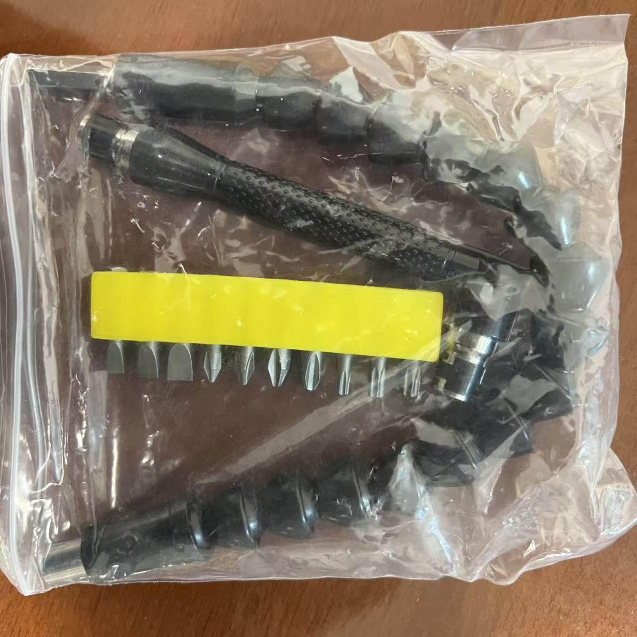 12pcs Flexible Drill Bit Extension Brackets And Impact Right Angle Drill Adapter Kit And Mini Screwdriver Bit Set