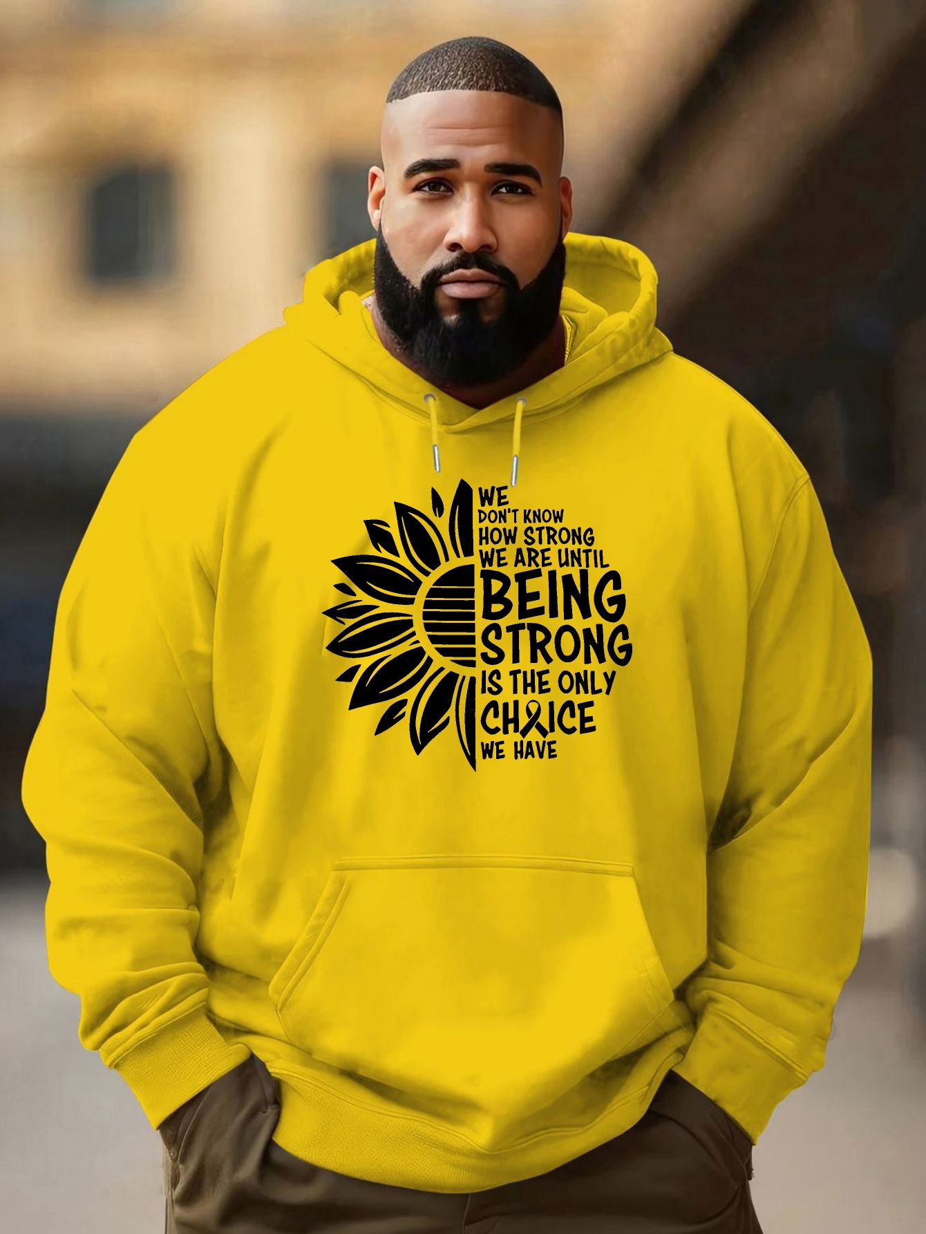 inspirational sunflower quote hoodie 100 polyester knit Temu Cyprus