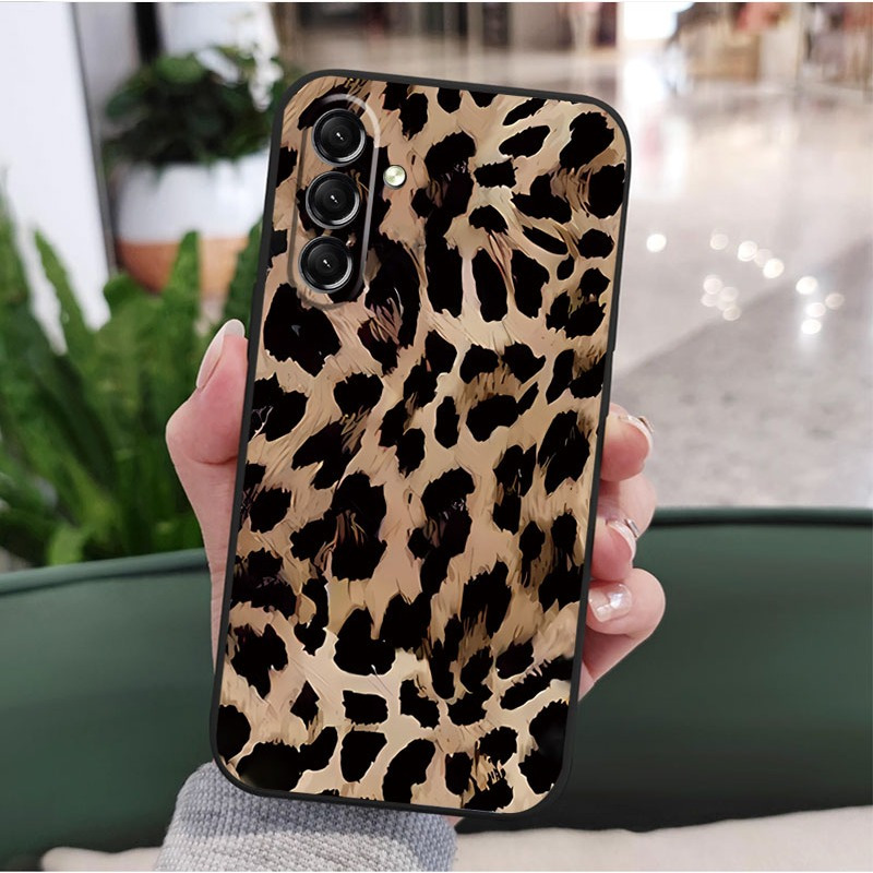 TEMU Leopard Pattern Phone Case Suitable For Galaxy A01/a02/a02s/a03