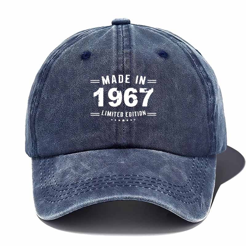 TEMU Gorra de béisbol clásica vintage, edición 1967 con logo, un gran para usar de forma , diaria y casual