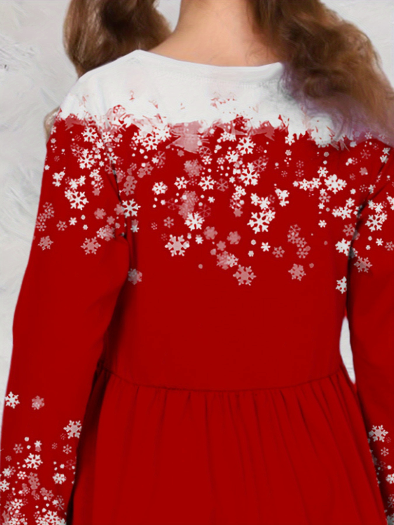 Stylisches, Lässiges Mädchenkleid Mit Langen Ärm Produktbild-Vorschau 8