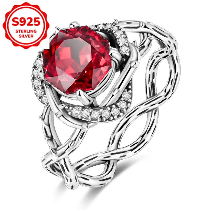 S925 Sterling Silver Valentine's Day Collection - Thorn , Female Niche Design, High End, Versatile Birthday Gift For Girlfriend