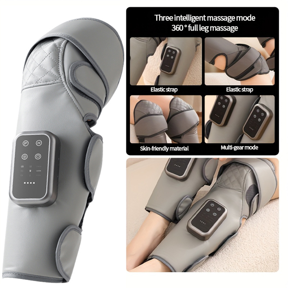 TEMU 1pc Electric Portable Leg & Knee Massager With & Air Pressure Compression - Usb- Device Suitable For, Cramping, Improved Circulation (heating &