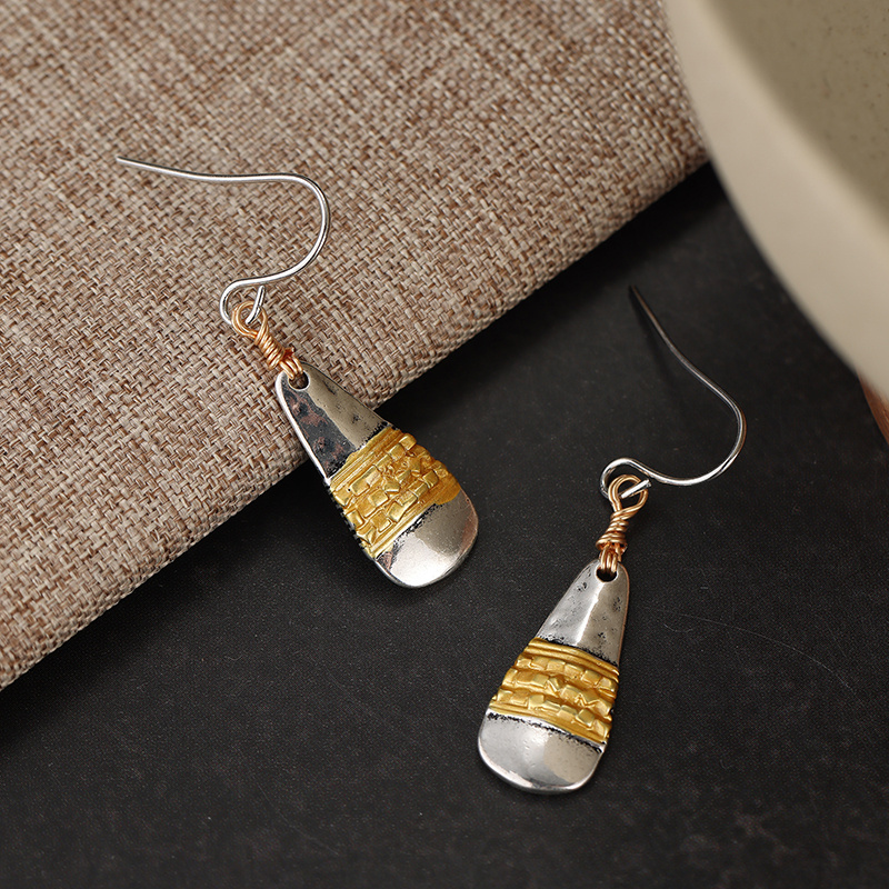 Bohemian Retro Water Droplet Design Ear Hooks