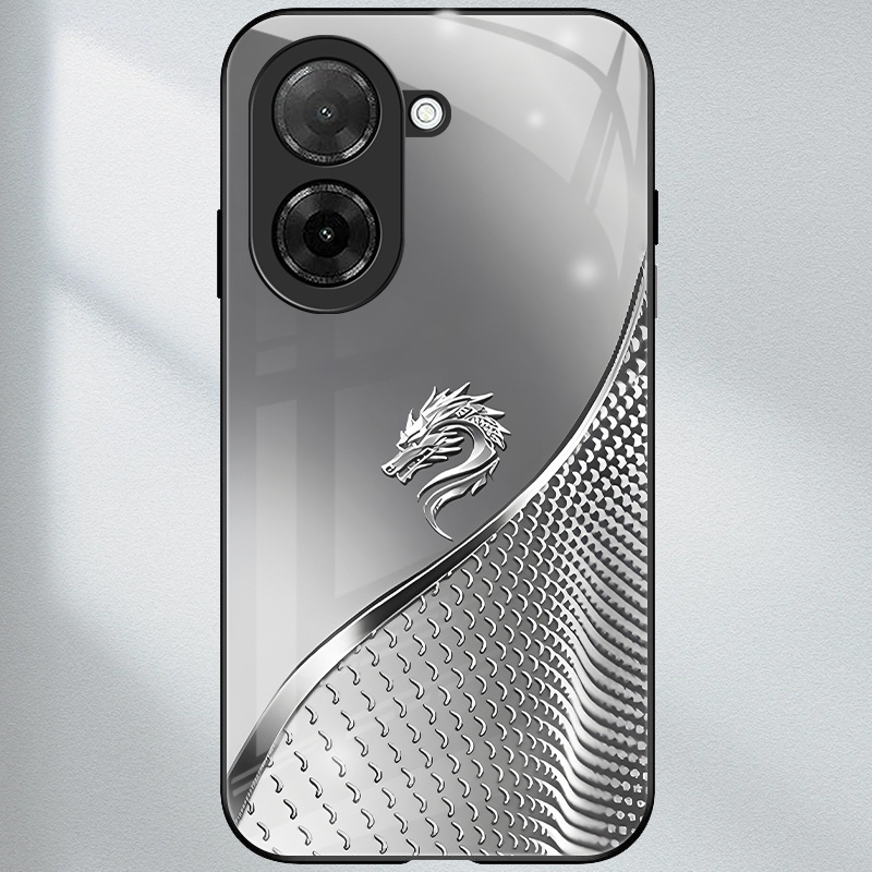 TEMU Phone Case: Phone Case Suitable For Redmi A5 4g Hard Phone Case Tempered Glass Phone Case, Fashionable