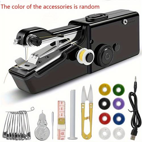 1 mini portable handheld sewing machine usb powered wireless and durable and