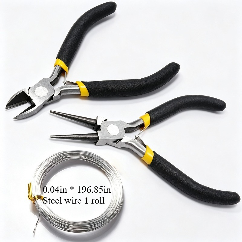 TEMU Set di strumenti per di gioielli qualit� 癡 una scelta per infilare perline di filo . L'attacco 癡 e per piegare e tagliare. La antiscivolo e