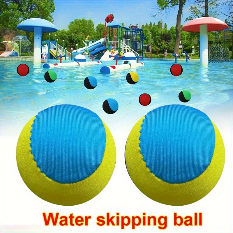 Water Bouncing Ball Hand Stress Relief Ball 2 Pack, Water Jumping Ball
