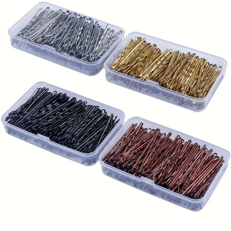 valentines day essential invisible wave bobby pins for women stylish hair clips barrettes with storage box Product details 0