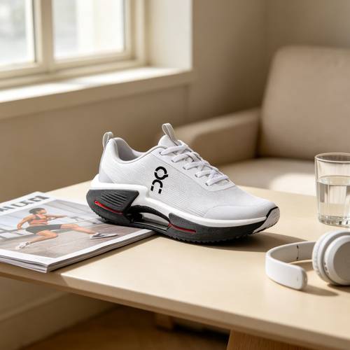 imagen del artículo zapatillas de plataforma minimalistas blancas con recortes huecos, entresuela con absorción de , regalo ideal para familiares y , zapatillas y transpirables para trayectos diarios y casuales de