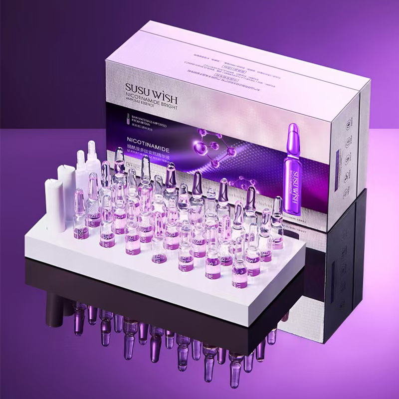28pcs susuwish   hydration peptide ampoules firming   moisturizing facial   for   types   gift box hydrating skincare peptide ampoules scentless product hydrating facial serums