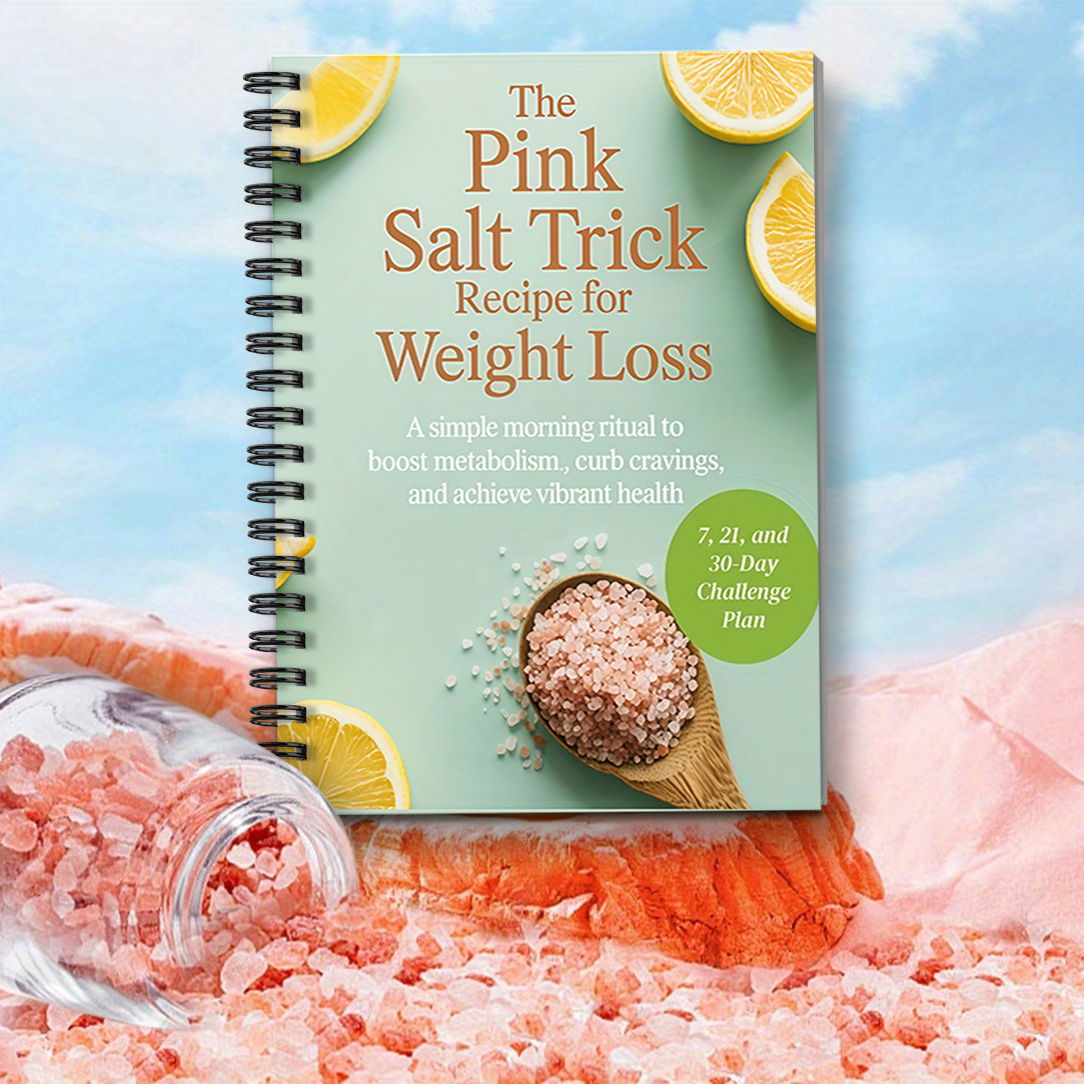 TEMU Pink Salt Healthy Enthusiast' Gift! Diet Journal, Planner, 5.5x8.3 Inches, Portable, Suitable For Office, School, And Home Use! Record Detox And
